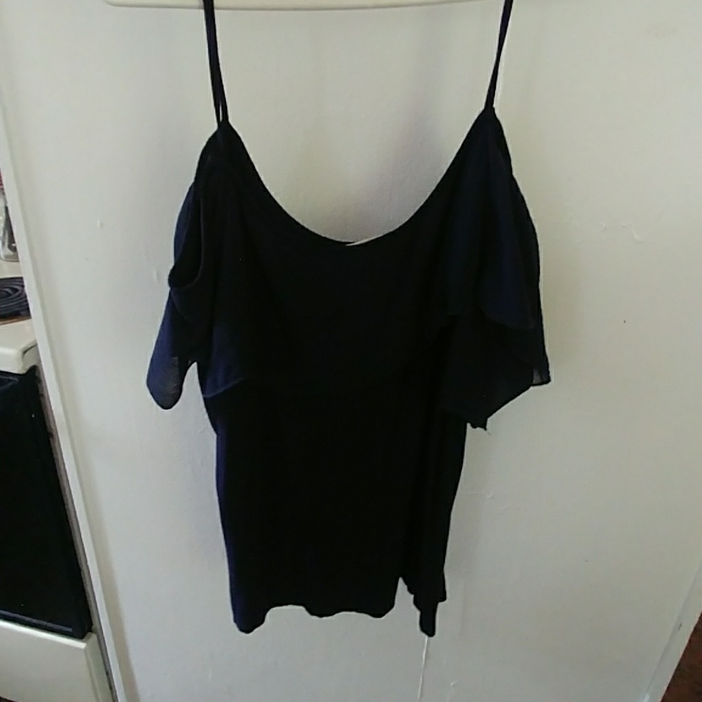 Navy blue top